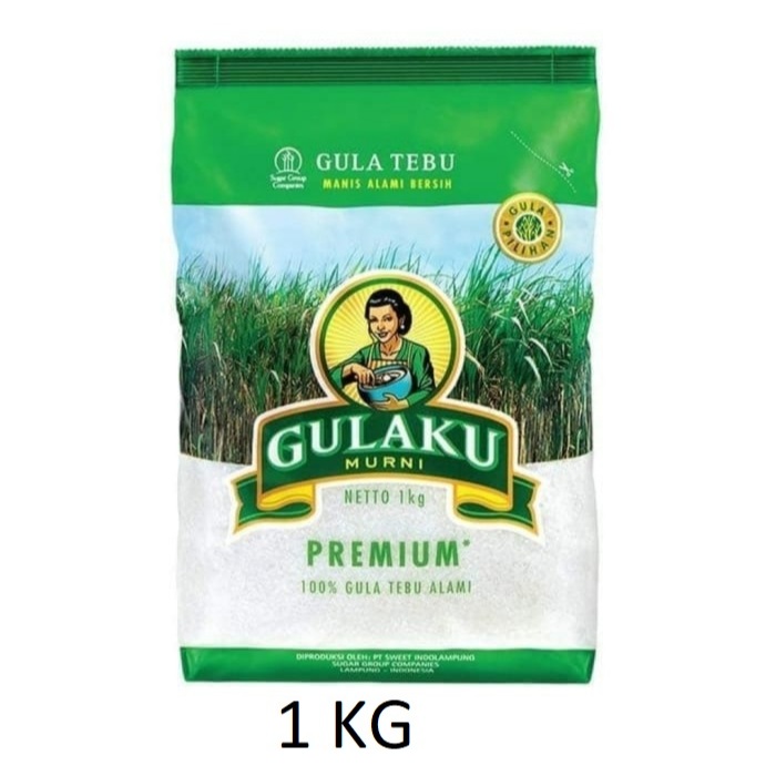 

GULAKU gula pasir 1 kg gulaku warna hijau