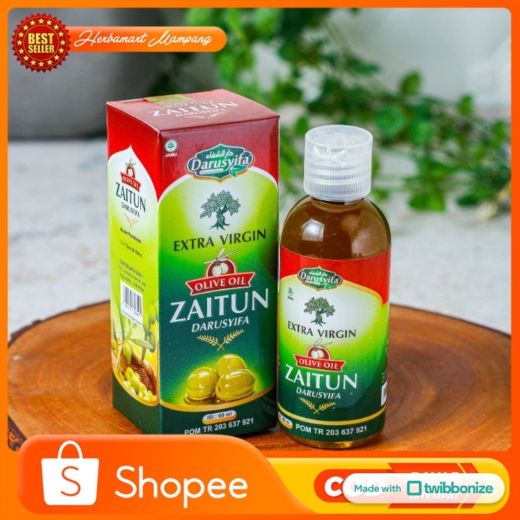 

OLIVE OIL 60ml Minyak Zaitun Darusyifa atasi Kanker Kolesterol
