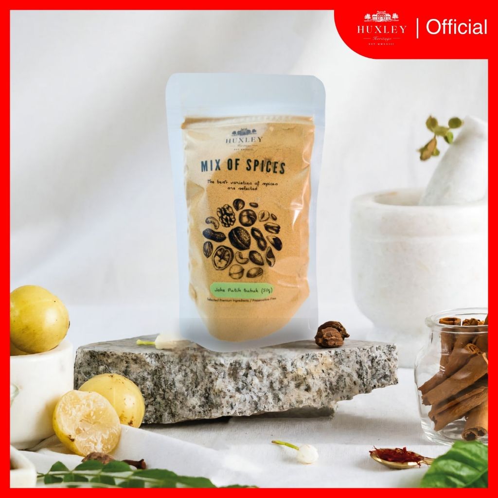 

Jahe Putih Bubuk / Ginger Powder (50gram) - Bumbu Masak Rempah by Huxley Heritage