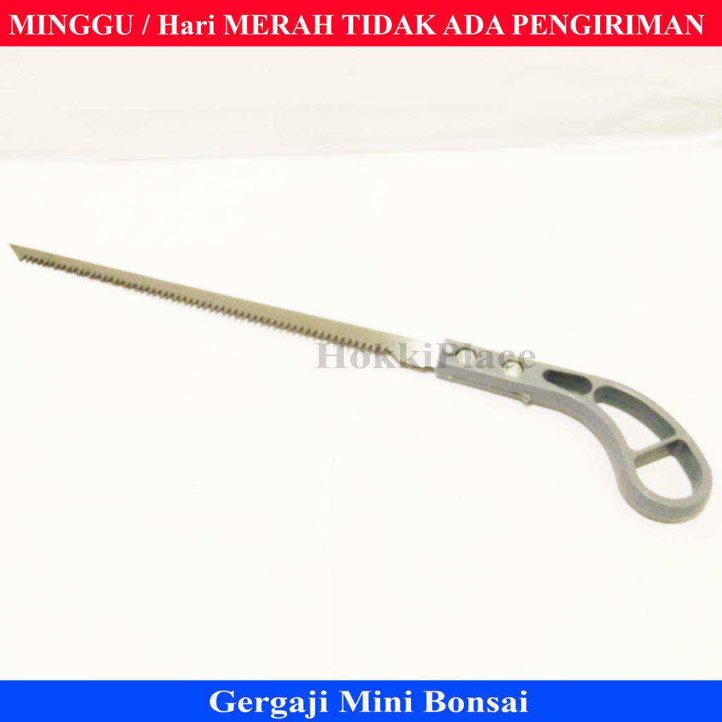 Gergaji Bonsai Gergaji Kayu Mini Lancip Kuat Tajam Runcing Handle Plastik