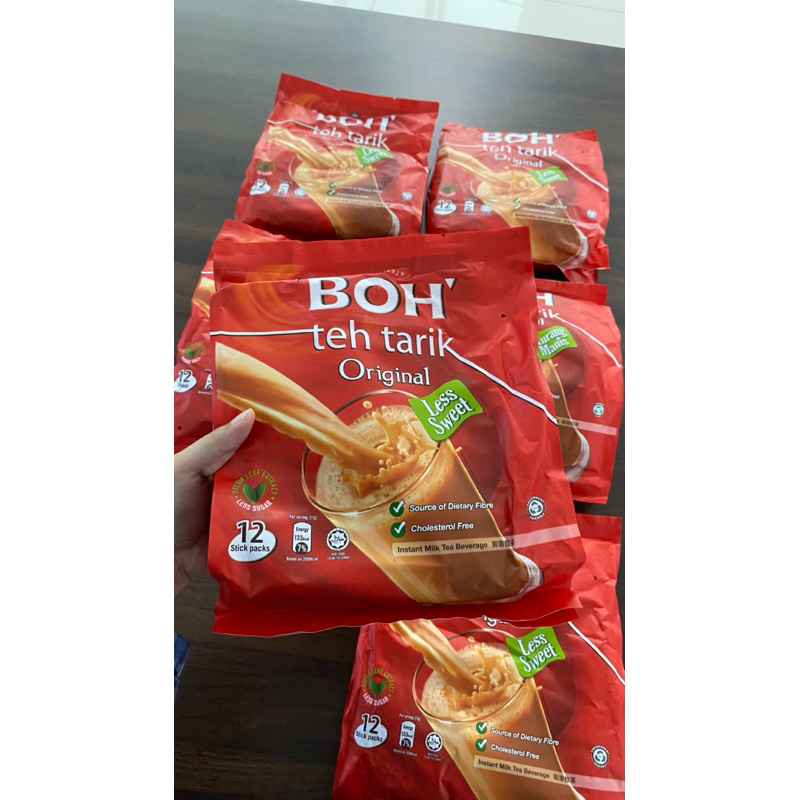 

[READY STOCK] TEH TARIK BOH MALAYSIA (Kurang Manis) isi 12 kantong