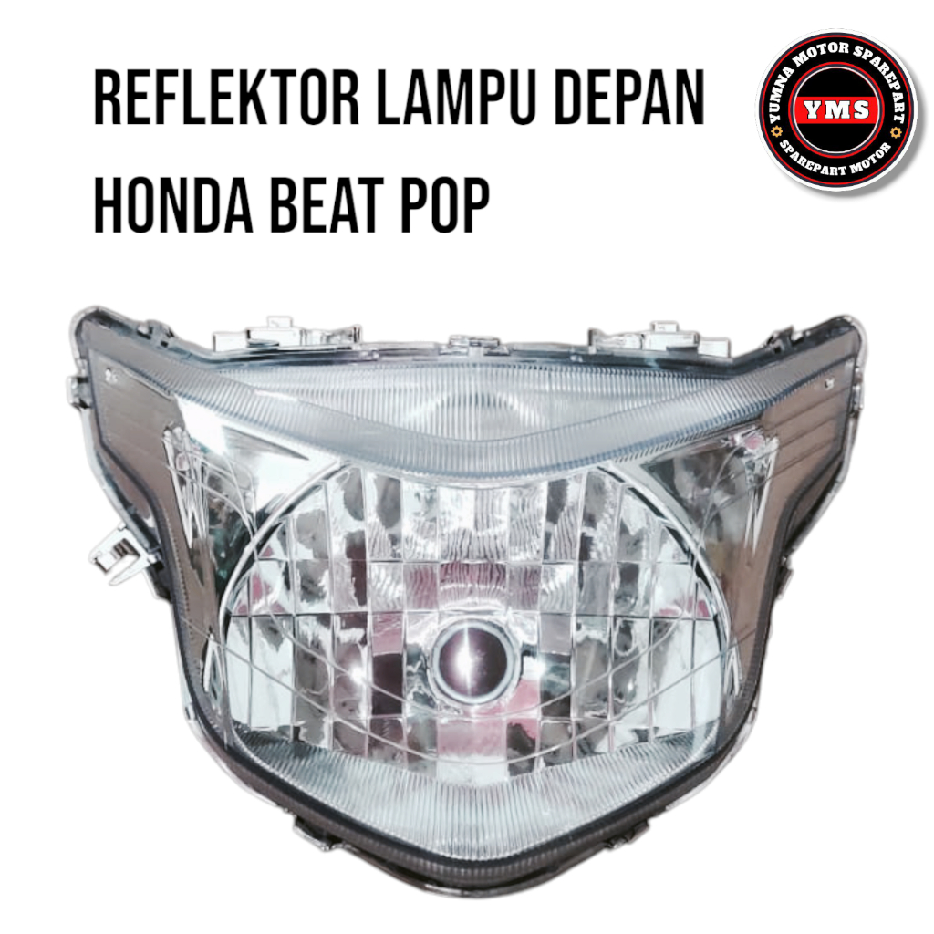 Reflektor depan beat pop reflektor lampu depan honda beat pop lampu depan beat pop