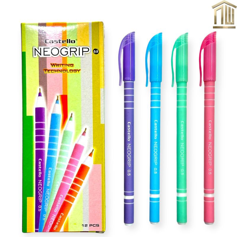 

Pulpen / Ballpoint / Pen Standard Castello Neogrip (12 Pcs)