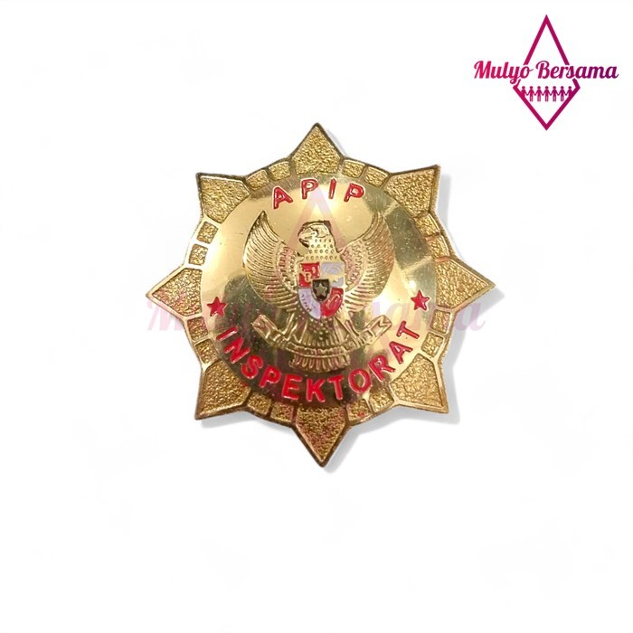 Lencana Pin APIP Inspektorat - Emblem Pin APIP Inspektorat