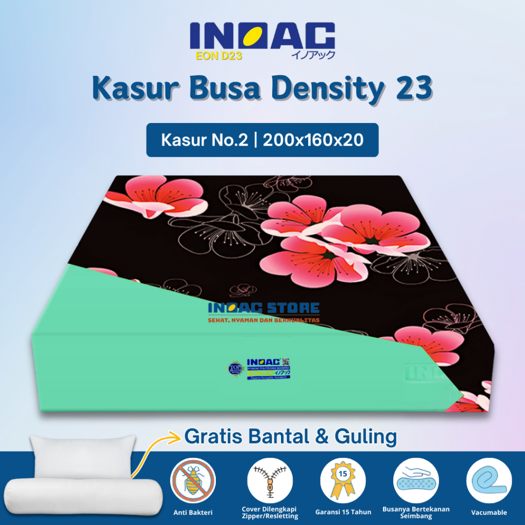(200x160x20) Kasur BUSA INOAC Asli No 2 Tebal 20 cm Garansi 20 Tahun Original Murah - Inoac Store