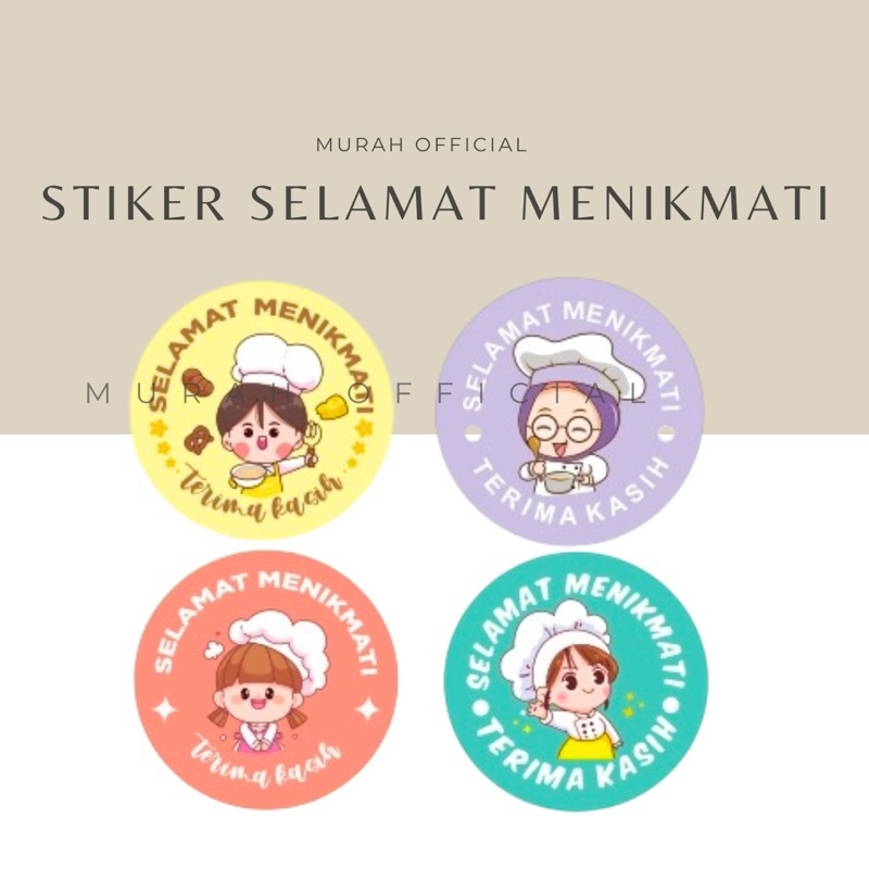 

Kode : I Promo stiker thank you 500 pcs per 1 roll aesthetic murah dan terlaris stiker selamat menikmati dan terima kasih stiker koki lucu kawai