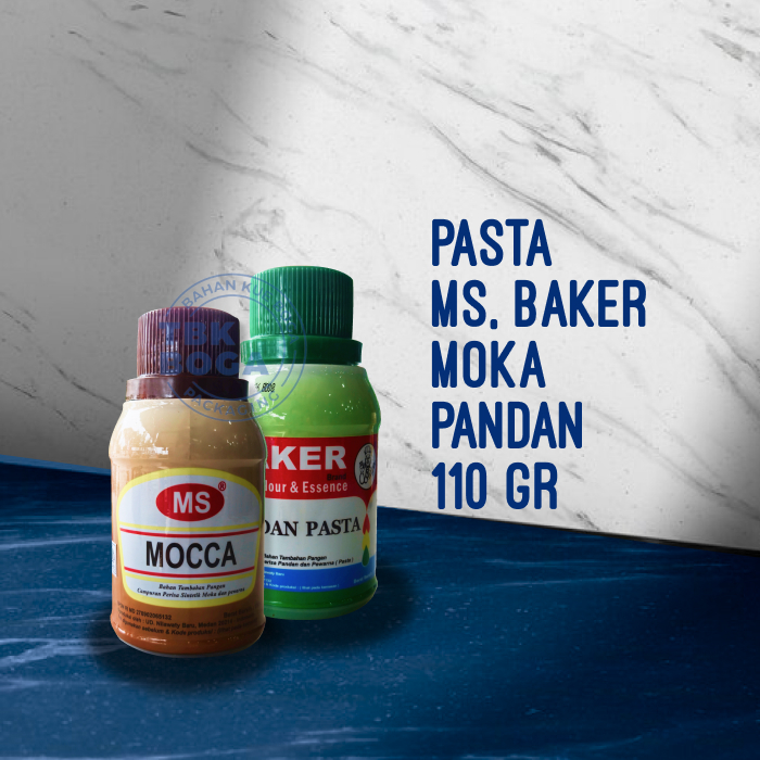 

Pasta MS Baker ( Moka 130 gr, Pandan 110 gr ) Ekstrak Mocca Moca