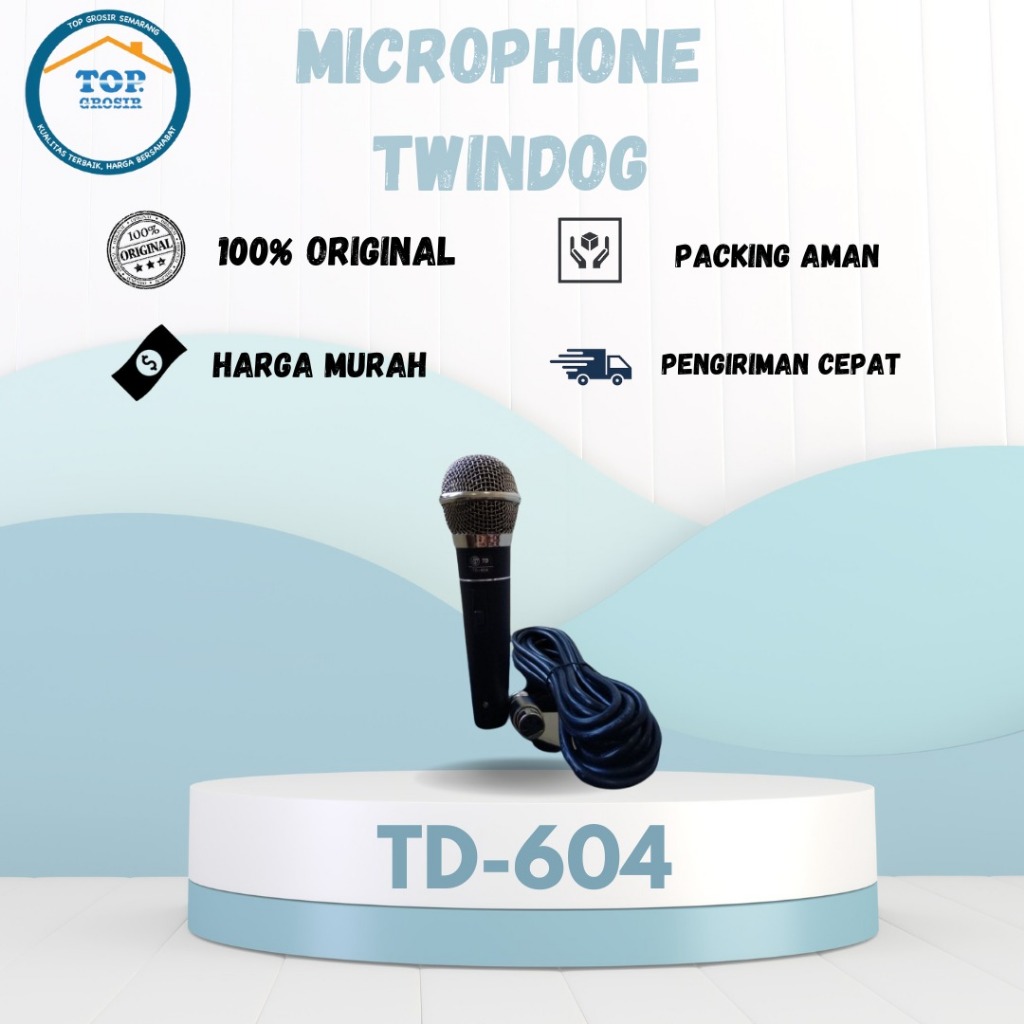 MIC KARAOKE MIC KABEL TD-604 MIC MURAH
