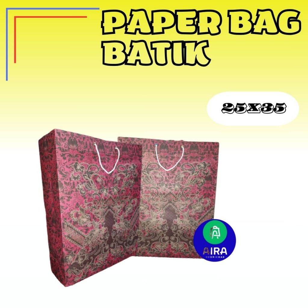 

Paperbag batik 200 gsm 25 x 35