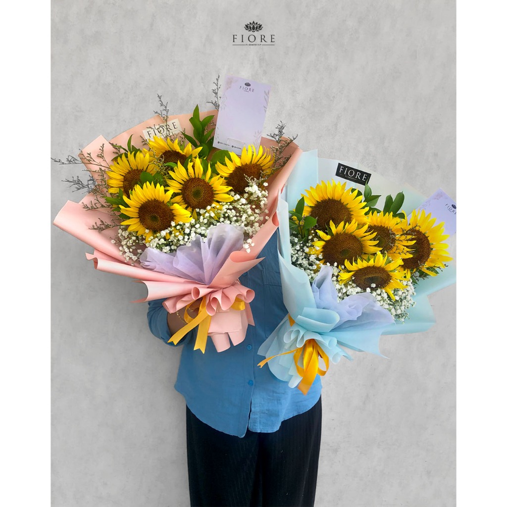 SUNFLOWER BOUQUET [ FRESH FLOWER / BUNGA ASLI ]