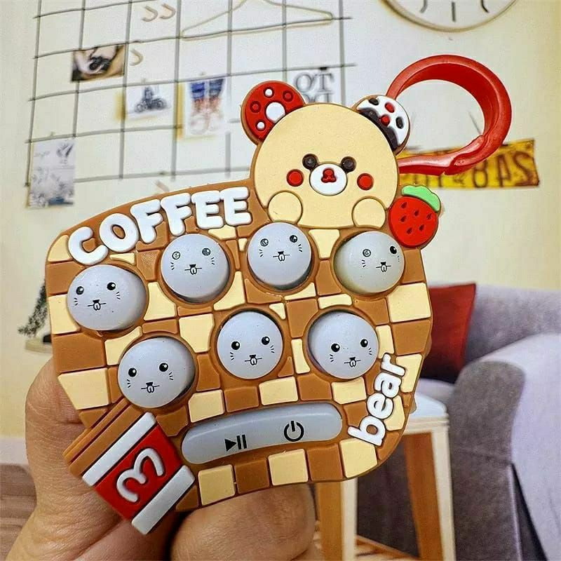 {JS} Game Pot It Electric Mainan Gantung Kunci Pop it Mini Game Karakter / Mainan Anak Gantungan Pop