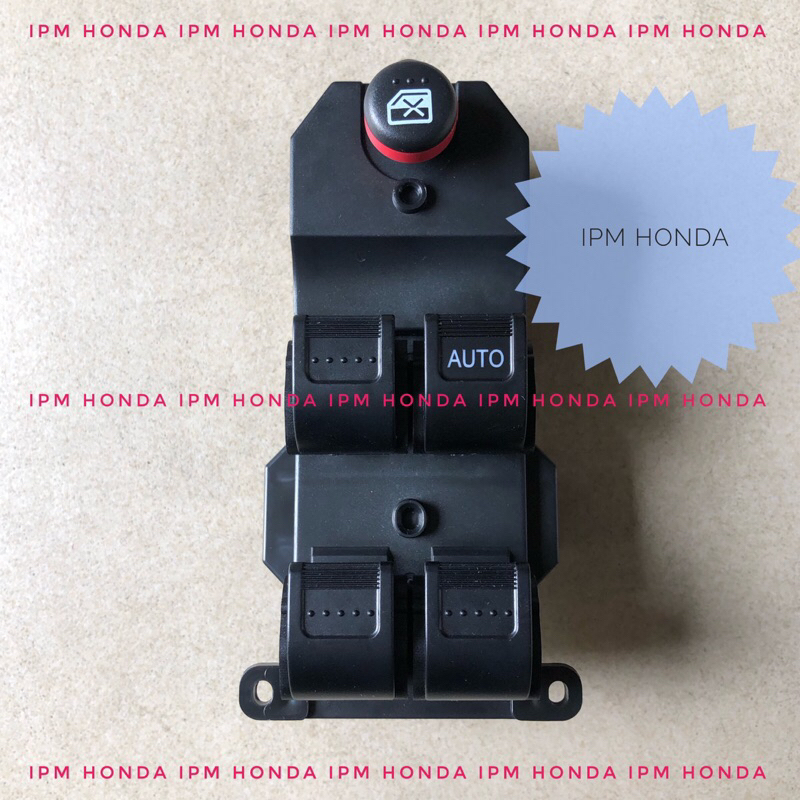 35750 S9A  Switch Saklar Power Window Pusat Central Tombol Lock Kaca Pintu Depan Kanan Honda CRV Gen