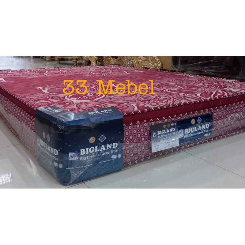Kasur Spring Bed Mattrass Bigland Super Deluxe Lapisan PROMO