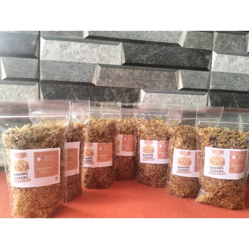 

bawang goreng premium tanpa tepung 100gr