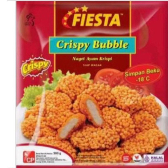 

Fiesta Chicken Nugget Crispy Bubble 500gr