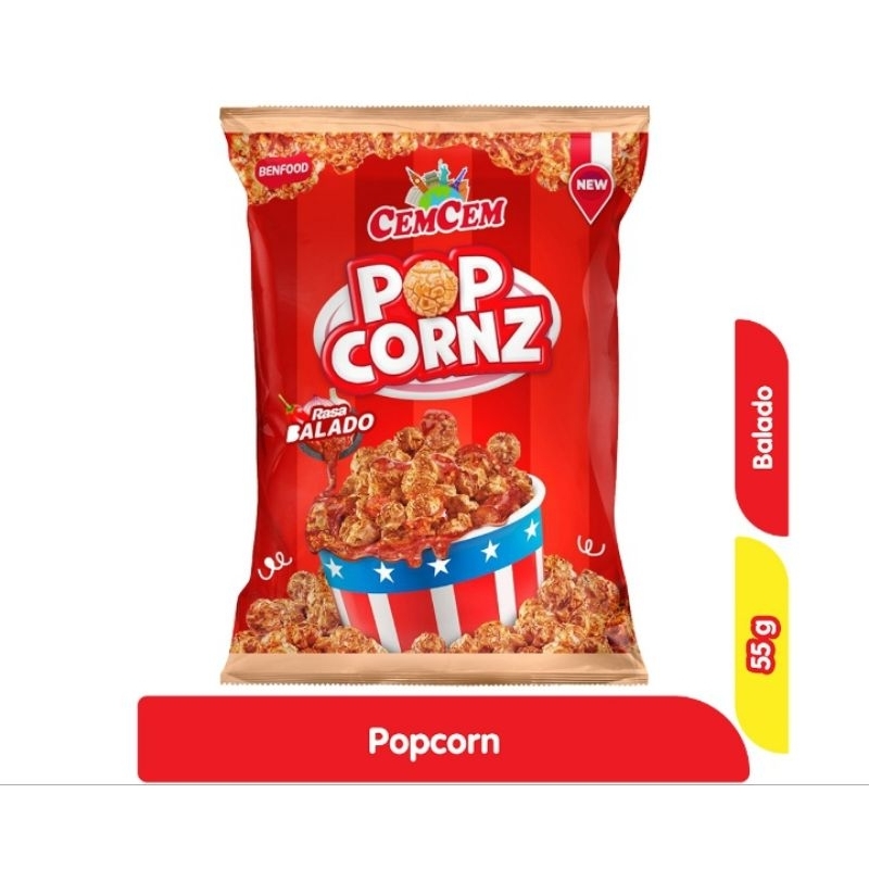 

CemCem Popcorn Rasa Balado 55 g(dinyshop)