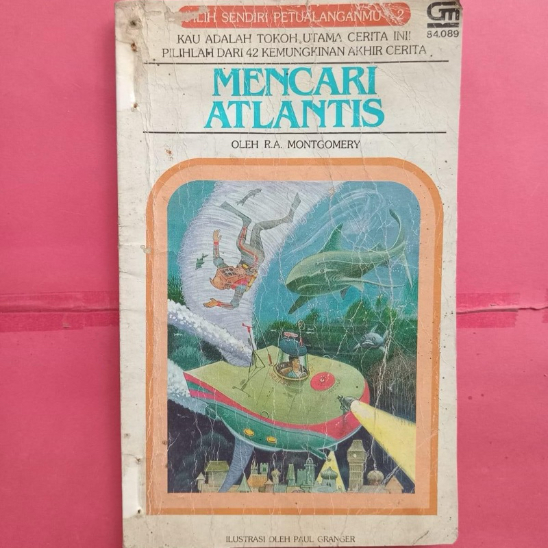 ORIGINAL BUKU PILIH SENDIRI PETUALANGANMU MENCARI ATLANTIS RA MONTGOMERY