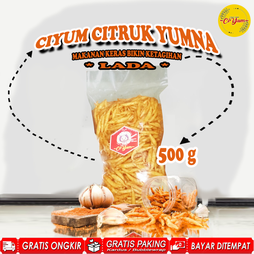 

SNACK CITRUK 500 GRAM LADA ( PEDASNYA ) CEMILAN MAKANAN RINGAN KUE LEBARAN