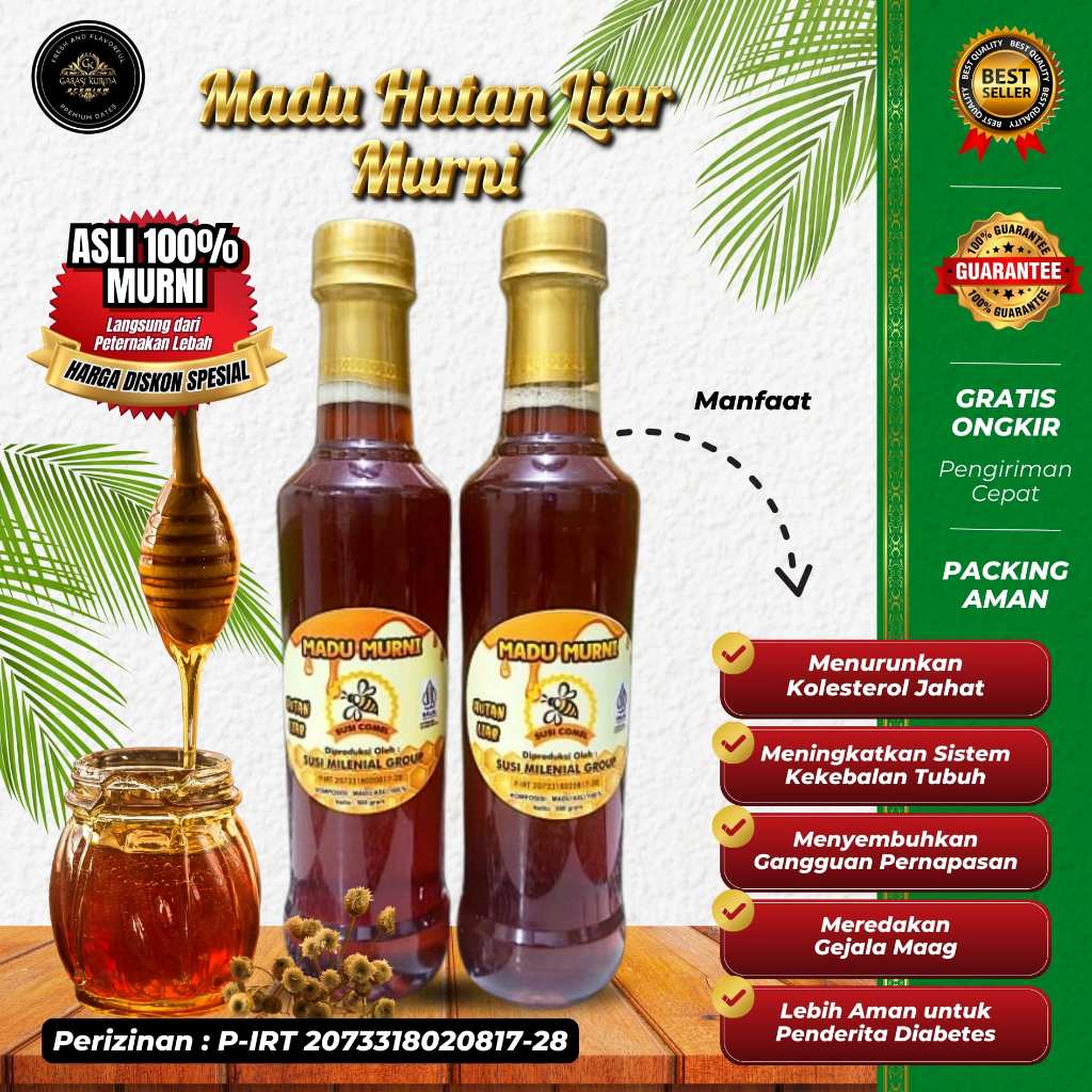 

MADU HUTAN LIAR MURNI 100% ASLI - Madu Hutan Murni Asli Susi Comel Murni 100% Asli