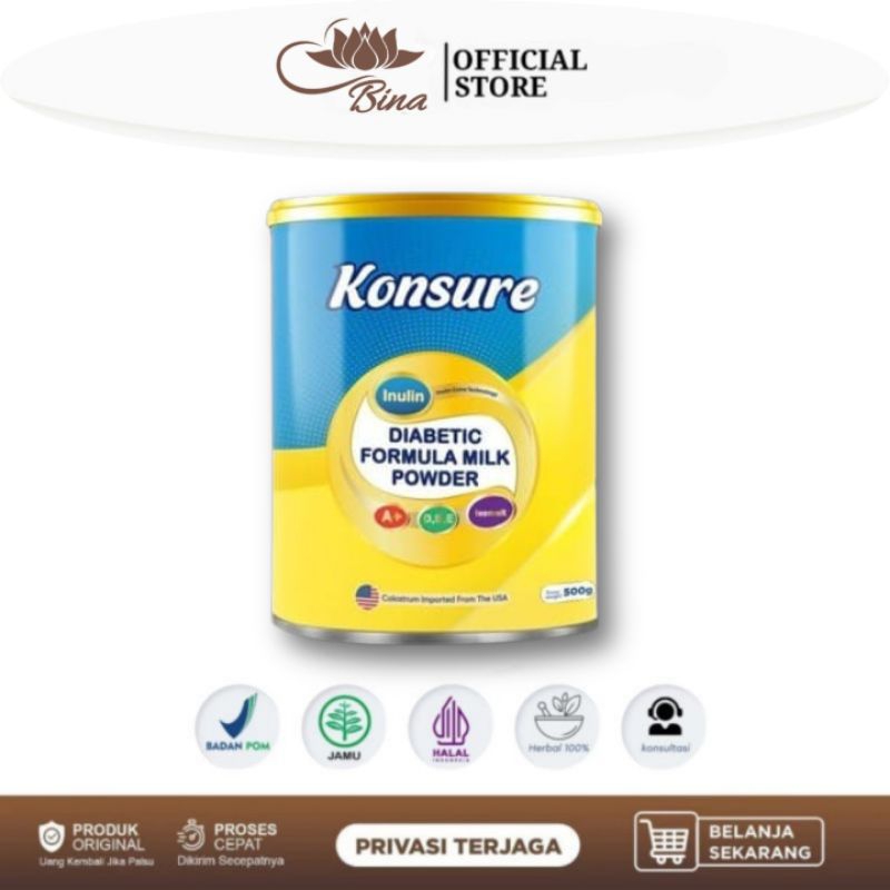 

KONSURE 100% ORIGINAL SUSU KALENG UNTUK MENYEMBUHKAN SAKIT DIABETES