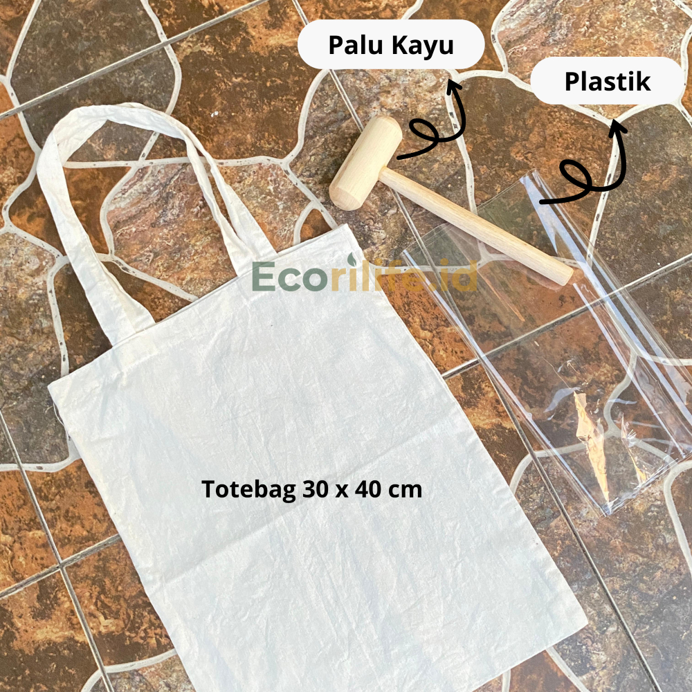 Paket Ecoprint P5/Paket Pounding/Paket Ecoprint/Ecoprint/Batik Ecoprint/Batik Ecoprint Daun Original