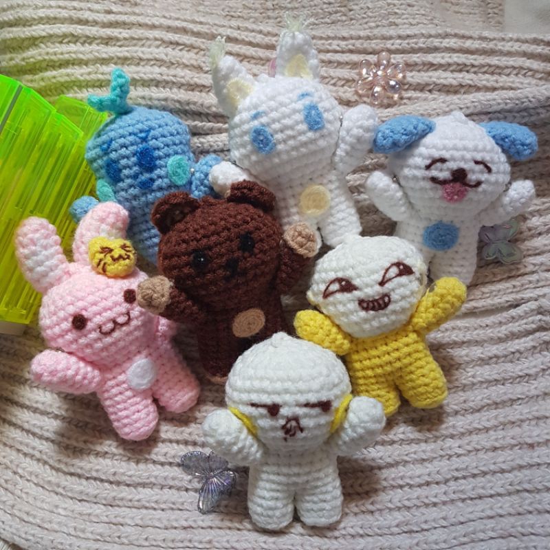 Amigurumi Magnet Doll NCT Dream | Ganci Ver | Haechan | Mark | Jaemin | Renjun | Jeno | Jisung | Che