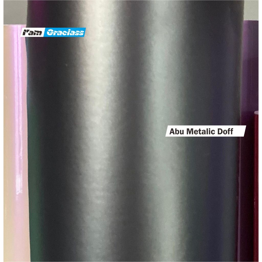 Stiker Skotlet Premium Metalic Doff -  Abu Biru Merah Hijau army Pink Rose gold Champagne  Metalic D