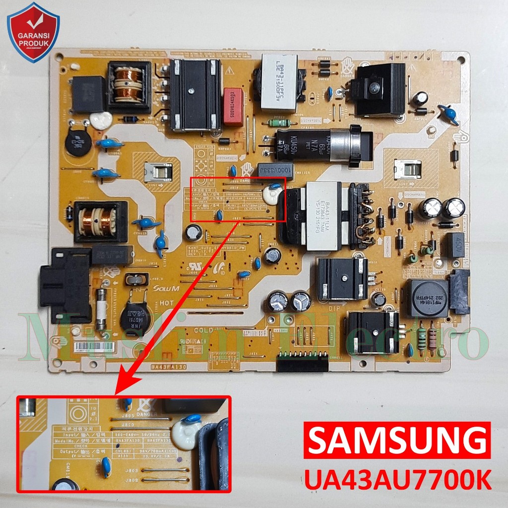 PSU TV LED SAMSUNG UA43AU7700K UA43AU7700 43AU7700