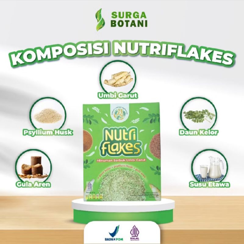 

Nutriflakes Umbi Garut Asam Lambung Maag dan Gerd