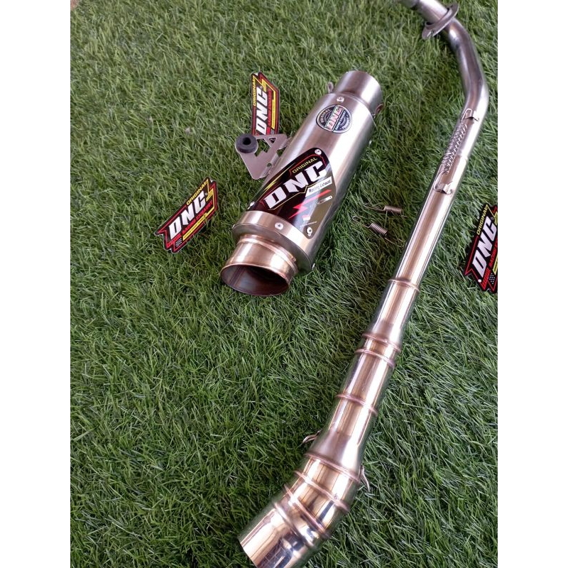 knalpot racing dnc original tipe proliner buat motor vega jupiter z supra x125 revo dll