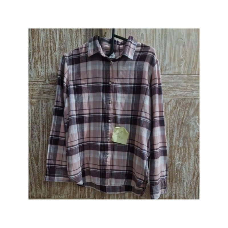 kemeja uniqlo wanita kekinian preloved
