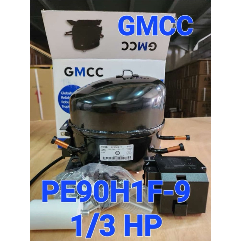 KOMPRESOR KULKAS ORIGINAL SHARP GMCC PE90H1D-9JENIS FREON R134a