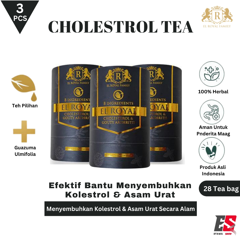 

El Royal Cholestrol & Gouty Arthritis Kolestrol Dan Asam Urat Original Membantu Menurunkan Kolestrol Dan Asam Urat Herbal Paling Ampuh Tanpa Efek samping