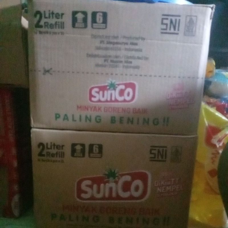 

Minyak Goreng SUNCO 2 Liter (1 Dus = 6 pcs)