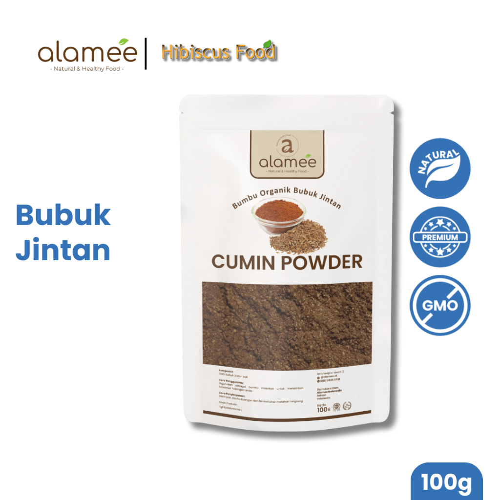 

ALAMEE Bumbu Dapur Jintan Bubuk Cumin Powder Bumbu Dapur Instan Jinten Caraway Rempah Masak 100gr Dutchi Farm