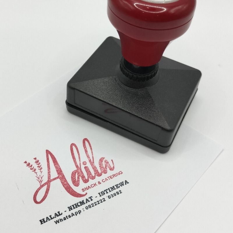

(ADILA DESIGN) Stempel logo termurah