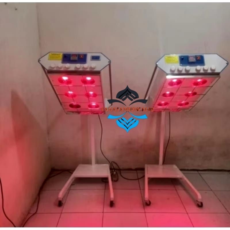 Lampu infrared / Lampu infrared terapi / Lampu infrared 6 bolham / Lampu infrared standing