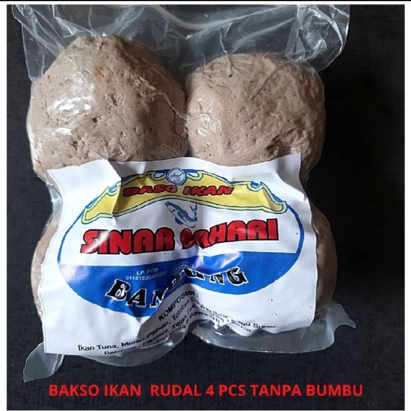 

BAKSO IKAN BASO IKAN SINAR BAHARI BANDUNG RUDAL TANPA BUMBU 4 BUAH