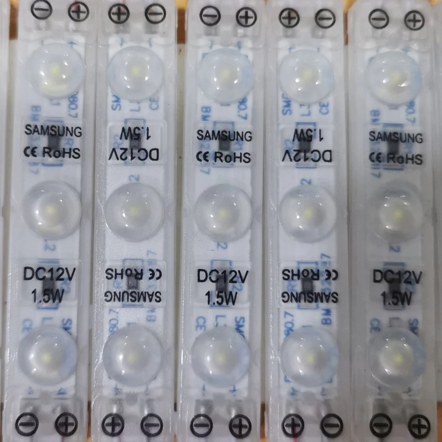 Lampu LED Modul 12v DC 3 Mata 2835 12 v  Module Neon Box 12 volt