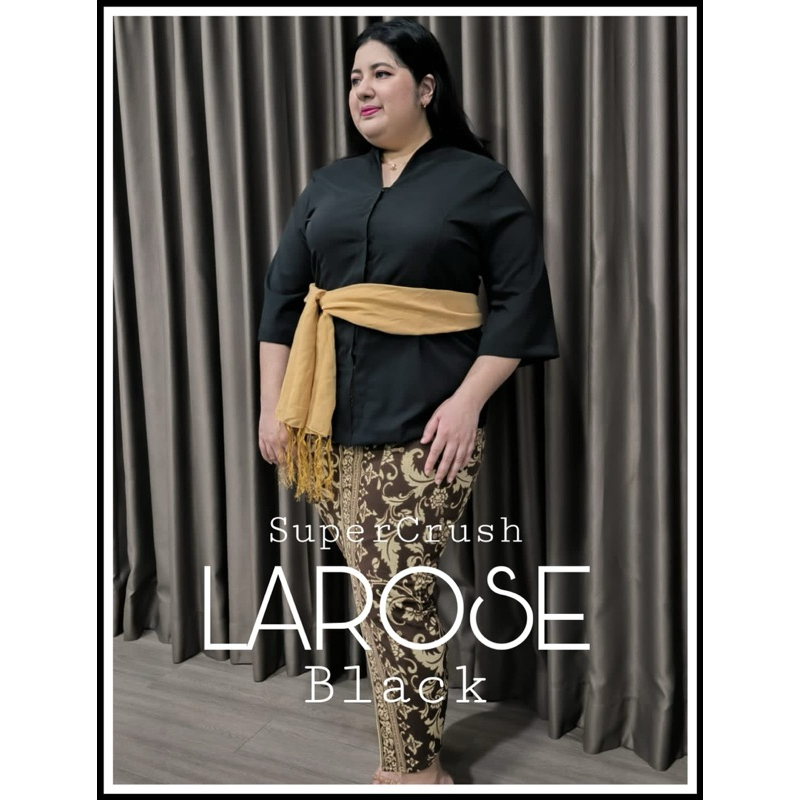 Atasan kebaya bali kartini jumbo Larose | kebaya jumbo size 2xl ld 116 | 3xl ld 120 | 4xl ld 128 | k