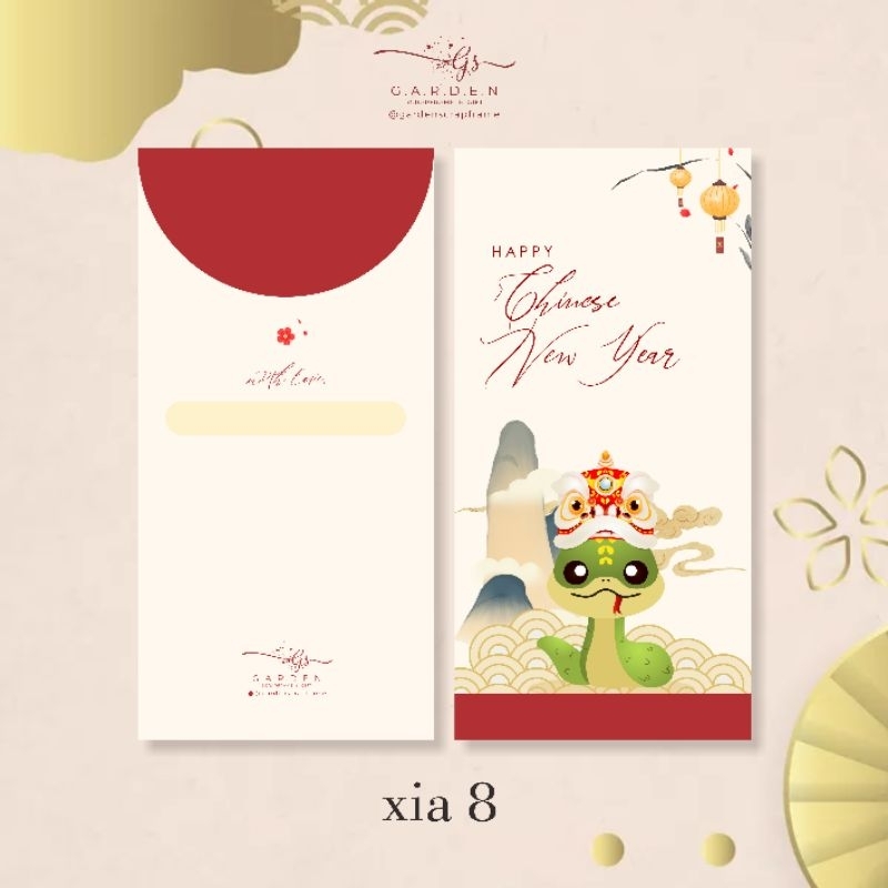 

[XIA SERIES] CUSTOM NAMA Amplop Imlek / Amplop Angpao Imlek / Amplop Tahun Baru Imlek / Amplop Tahun Baru Cina / Chinese New Year Envelope / Imlek Envelope / Lunar New Year Envelope