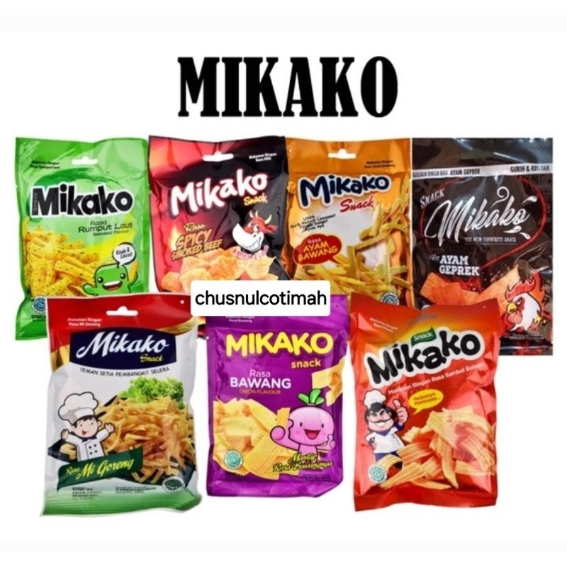 

Mikako Snack Keripik 18gr / Snack Mikako Keripik Aneka Rasa 18gram