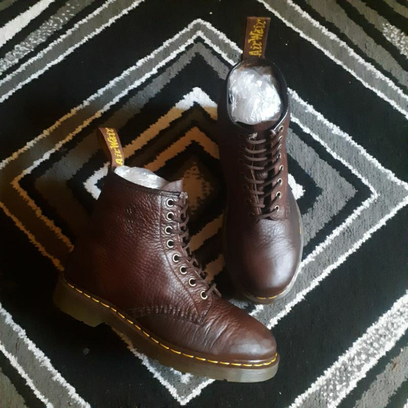 dr. martens 1460 bark grizzly