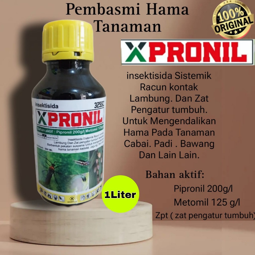 Xpronil 1Liter Promo insektisida metomil pipronil Obat Hama Ampuh Tanaman padi dan sayuran