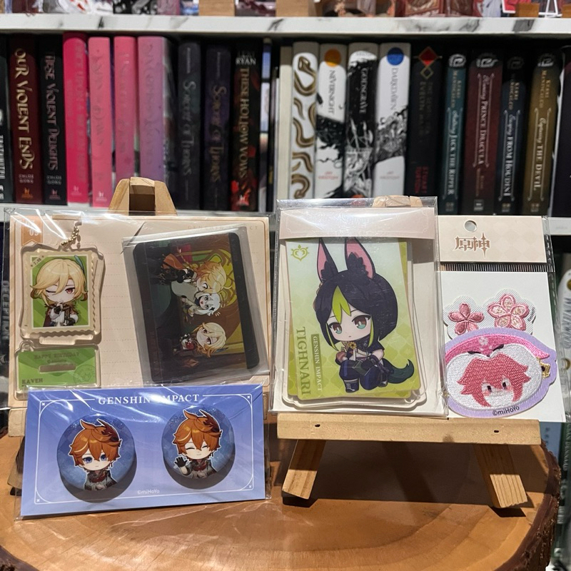 OFFICIAL Birthday Set Badges Pin Standee Card Tighnari Set Cyno Childe Kaveh Aether Lumine Yae Miko