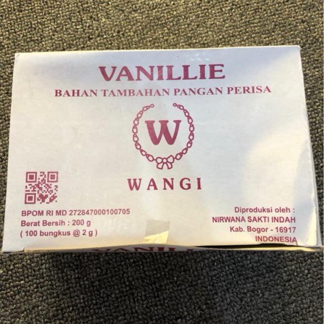 

[1 PACK ISI 100 PCS] VANILLIE W