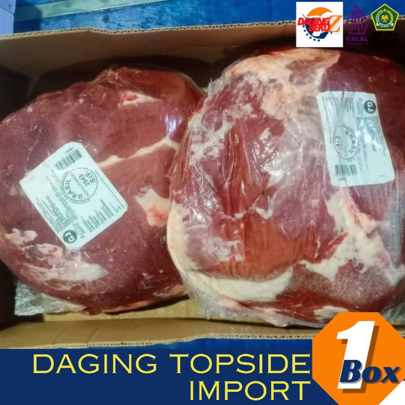 

Daging Topside 1Box Import halal frozen