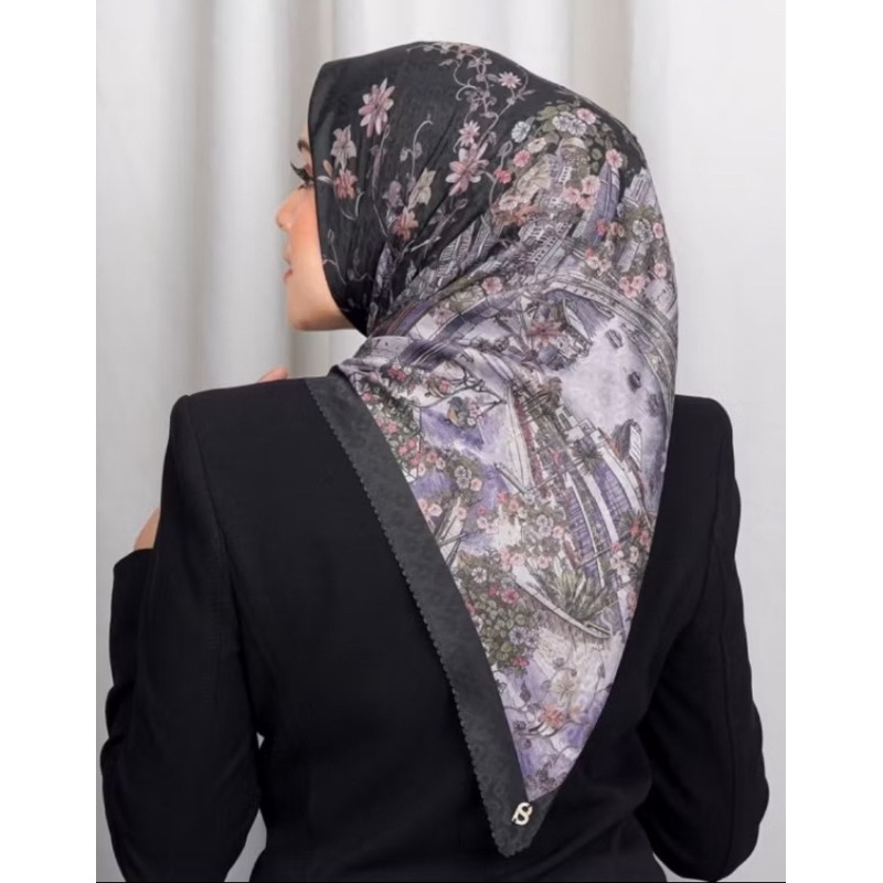 buttonscarves new dubai series 2 black