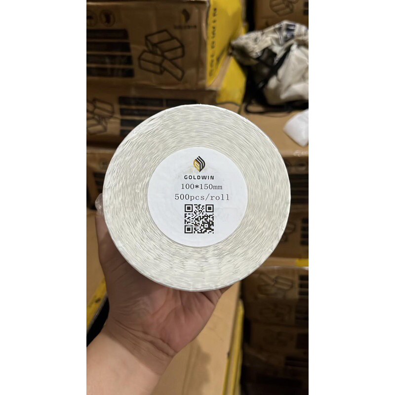 

Thermal Resi GoldWin 100x150 500 lembar | thermal stiker 100 x 150