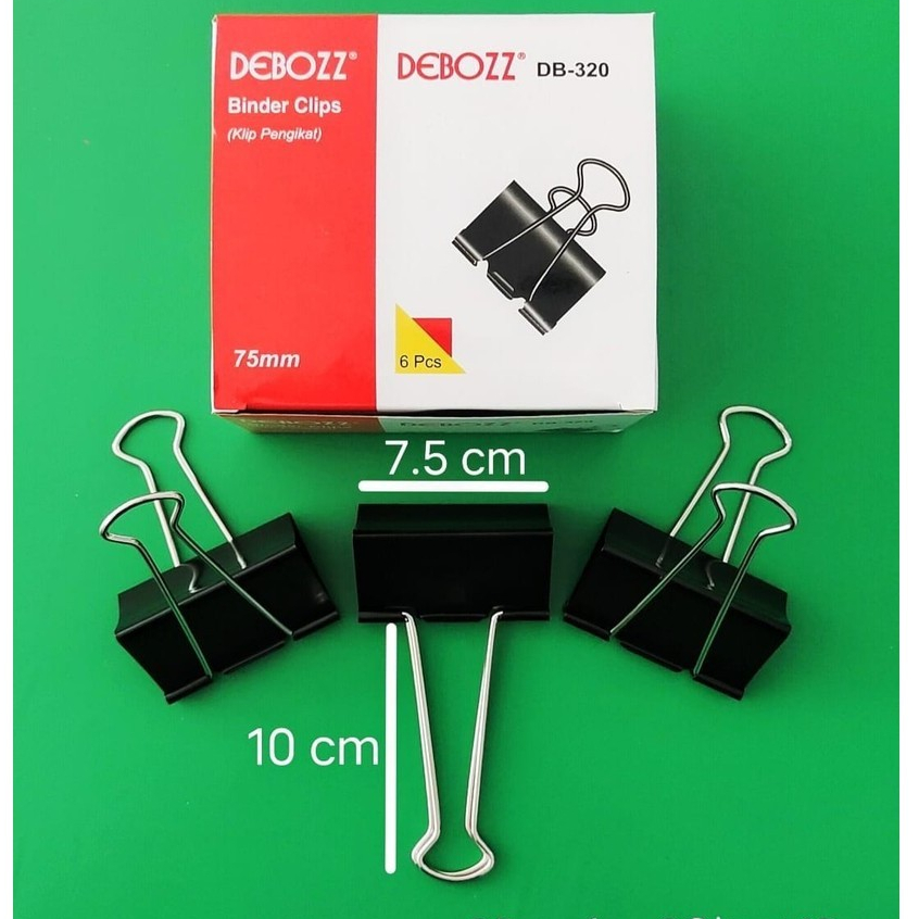 

[1 Pcs] Binder Clip Debozz 320 / Binder Klip / Penjepit Kertas Debozz 320